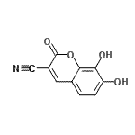CAS#: 810676-34-7， 7,8-Dihydroxy-2-oxo-2H-chromene-3-carbonitrile