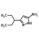 CAS#: 81114-33-2， 3-(3-Pentanyl)-1H-pyrazol-5-amine