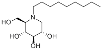 structure of CAS# 81117-35-3, N-(n-Nonyl)Deoxynojirimycin