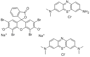 结构式 CAS# 81142-52-1, 四色染料