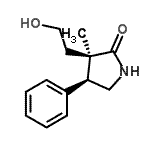 CAS#: 811445-47-3， (3R,4S)-3-(2-Hydroxyethyl)-3-methyl-4-phenyl-2-pyrrolidinone