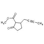 CAS#: 811784-49-3， Methyl 2-(2-butyn-1-yl)-5-oxocyclopentanecarboxylate
