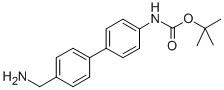 structure of CAS# 811842-12-3, tert-Butyl N-[4-[4-(aminomethyl)phenyl]phenyl]carbamate