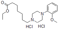 CAS#: 81185-85-5， 1-(6-Ethoxycarbonylhexyl)-4-(o-methoxyphenyl)piperazine dihydrochloride