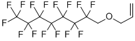 structure of CAS# 812-72-6, Allyl 1H,1H-Perfluorooctyl Ether;1,1,1,2,2,3,3,4,4,5,5,6,6,7,7-Pentadecafluoro-8-(Prop-2-En-1-Yloxy)Octane;ALLYL 1H,1H-PENTADECAFLUOROOCTYL ETHER;ALLYL 1H,1H-PERFLUOROOCTYL ETHER