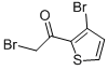 structure of CAS# 81216-95-7, 2-Bromo-1-(3-Bromo-2-Thienyl)-1-Ethanone;2-Bromo-1-(3-Bromo-2-Thienyl)Ethanone;Zinc00153410;9J-901