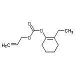 CAS#: 812638-96-3， Allyl 2-ethyl-1-cyclohexen-1-yl carbonate