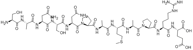 结构式 CAS# 81286-16-0, 生长抑素 28-(1-12)