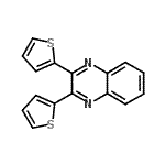 CAS#: 81321-98-4， 2,3-Di(2-thienyl)quinoxaline