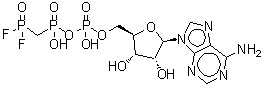 CAS#: 81336-78-9， 5'-Adenylic Acid Monoanhydride With (Difluorophosphonomethyl) Phosphonic Acid