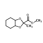 CAS#: 813421-98-6， Methyl 2-methylhexahydro-1,3-benzodioxole-2-carboxylate