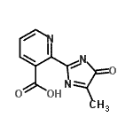 CAS#: 813430-36-3， 2-(5-Methyl-4-oxo-4H-imidazol-2-yl)nicotinic acid