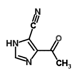 CAS 登录号：813462-83-8， 4-乙酰基-1H-咪唑-5-甲腈