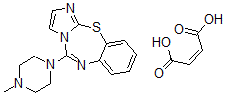 CAS#: 81382-52-7， 5-(4-Methyl-1-Piperazinyl)-Imidazo(2,1-b)(1,3,5)Benzothiadiazepine (Z)-2-Butenedioate (1:1)
