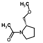 CAS#: 81390-99-0， 1-[(2S)-2-(Methoxymethyl)-1-pyrrolidinyl]ethanone