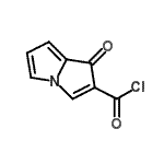 CAS#: 81400-08-0， 1-Oxo-1H-pyrrolizine-2-carbonyl chloride