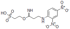 CAS 登录号：81420-32-8， 2-[3-[(2,4-二硝基苯基)氨基]-1-亚胺丙氧基]乙烷磺酸