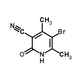 CAS#: 814262-90-3， 5-Bromo-4,6-dimethyl-2-oxo-1,2-dihydro-3-pyridinecarbonitrile
