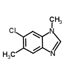 CAS#: 81449-98-1， 6-Chloro-1,5-dimethyl-1H-benzimidazole