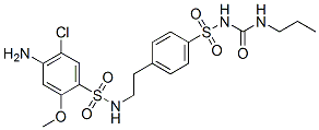 CAS#: 81514-37-6， 1-[4-[2-[(4-Amino-5-Chloro-2-Methoxy-Phenyl)Sulfonylamino]Ethyl]Phenyl ]Sulfonyl-3-Propyl-Urea