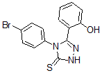 CAS#: 81518-27-6， 2,4-Dihydro-4-(4-bromophenyl)-5-(2-hydroxyphenyl)-3H-1,2,4-triazole-3-thione