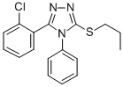 CAS#: 81518-32-3， 3-(2-Chlorophenyl)-4-Phenyl-5-(Propylthio)-4H-1,2,4-Triazole