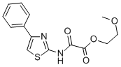 CAS#: 81529-69-3， 2-Methoxyethyl N-(4-Phenylthiazol-2-Yl)Oxamate
