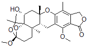 CAS#: 81543-02-4， (3S)-1,2,3,6,7,7A,10,14,14ab,14b-Decahydro-6a-Hydroxy-3Α,13-Dimethoxy-5,5,7ab,9,14ba-Pentamethyl-12H-3b,5ab-Epoxy-5H-Furo[3,4-I]Oxepino[4,3-a]Xanthen-12-One