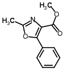 CAS#: 815575-47-4， Methyl 2-methyl-5-phenyl-1,3-oxazole-4-carboxylate