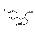 CAS#: 815631-70-0， [(2R,3R)-2-(4-Fluoro-2-methylphenyl)-3-pyrrolidinyl]methanol