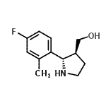 CAS#: 815631-71-1， [(2S,3S)-2-(4-Fluoro-2-methylphenyl)-3-pyrrolidinyl]methanol
