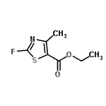 CAS#: 81569-36-0， Ethyl 2-fluoro-4-methyl-1,3-thiazole-5-carboxylate