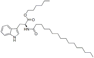 CAS#: 81591-68-6， N-Palmitoyltryptophan N-Hexyl Ester