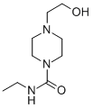 结构式 CAS# 816456-44-7, 4-(2-羟基乙基)-N-乙基-哌嗪-1-甲酰胺