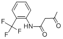结构式 CAS# 81761-28-6, 3-氧代-N-(2-三氟甲基-苯基)-丁酰胺