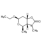 CAS#: 81794-10-7， (3aR,4R,6R,7aS)-6-Ethoxy-3,4-dimethyltetrahydro-4H-pyrano[3,4-d][1,3]oxazol-2(3H)-one