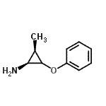 CAS 登录号：819080-43-8， (1S,2R)-2-甲基-3-苯氧基环丙烷胺