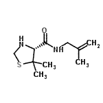 CAS#: 819083-88-0， (4R)-5,5-Dimethyl-N-(2-methyl-2-propen-1-yl)-1,3-thiazolidine-4-carboxamide