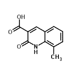 CAS#: 81963-07-7， 8-Methyl-2-oxo-1,2-dihydro-3-quinolinecarboxylic acid
