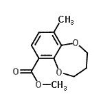 CAS#: 819800-58-3， Methyl 9-methyl-3,4-dihydro-2H-1,5-benzodioxepine-6-carboxylate