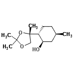 CAS#: 820208-73-9， (1R,2R,5R)-5-Methyl-2-[(4R)-2,2,4-trimethyl-1,3-dioxolan-4-yl]cyclohexanol