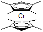 structure of CAS# 82066-37-3, Bis(Tetramethylcyclopentadienyl)Chromium;Bis(Tetramethylcyclopentadienyl)Chromium(II), 98+%;Bis(Tetramethylcyclopentadienyl)Chromium, Min. 98%;Bis(Tetramethylcyclopentadienyl)Chromium,Min.98%