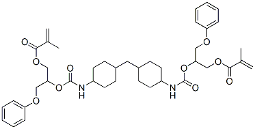 CAS#: 82088-11-7， 2-Methyl-2-Propenoic Acid Methylenebis[4,1-Cyclohexanediyliminocarbonyloxy[2-(Phenoxymethyl)-2,1-Ethanediyl]]Ester