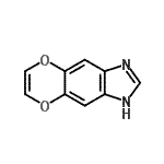 CAS#: 82182-80-7， 1H-[1,4]Dioxino[2,3-f]benzimidazole
