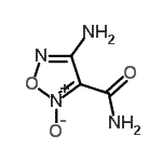 CAS 登录号：82295-76-9， 4-氨基-1,2,5-恶二唑-3-甲酰胺2-氧化物