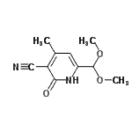 CAS#: 823235-05-8， 6-(Dimethoxymethyl)-4-methyl-2-oxo-1,2-dihydro-3-pyridinecarbonitrile