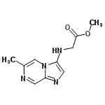 CAS#: 823806-72-0， Methyl N-(6-methylimidazo[1,2-a]pyrazin-3-yl)glycinate
