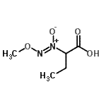 CAS#: 82385-72-6， 2-[(Z)-Methoxy-azoxy]butanoic acid