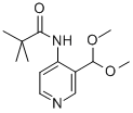 structure of CAS# 824429-52-9, N-(3-Dimethoxymethyl-Pyridin-4-Yl)-2,2-Dimethyl-Propionamide;N-(3-DIMETHOXYMETHYL-PYRIDIN-4-YL)-2,2-DIMETHYL-PROPIONAMIDE;Zinc04352684