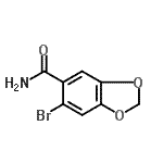 CAS#: 82463-74-9， 6-Bromo-1,3-benzodioxole-5-carboxamide